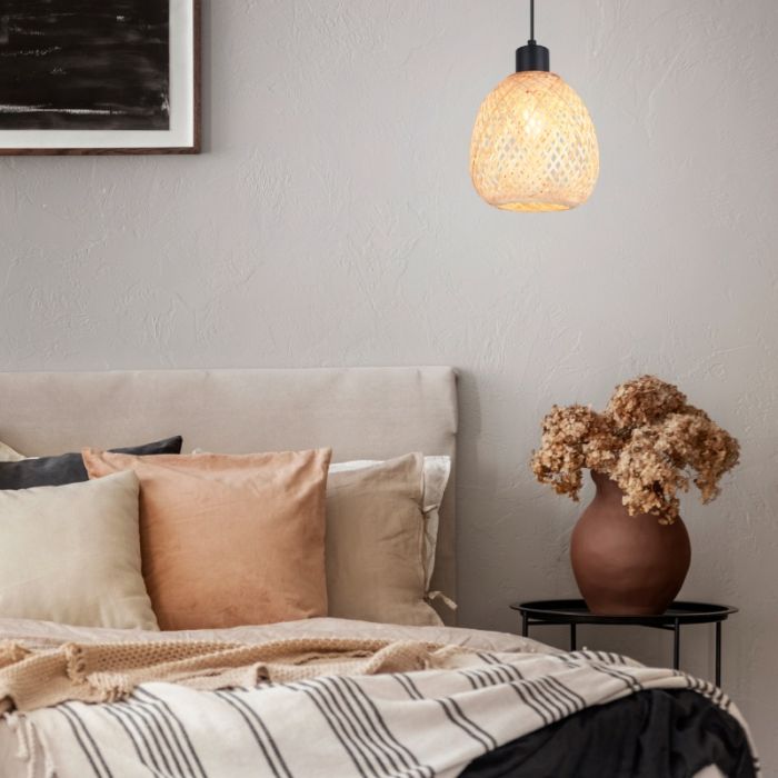 Bambus pendler lampe brun, Piotr