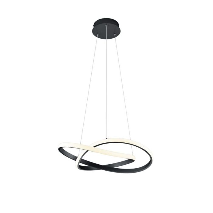 Sort pendler lampe modern, Aby, 27W, 3000K LED