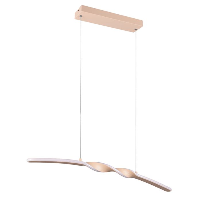 Brun pendler lampe design, Quirinus, 18W, 4000K LED