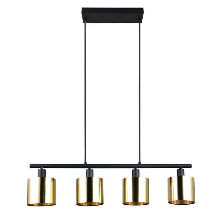 Guld pendler lampe design, Loeka