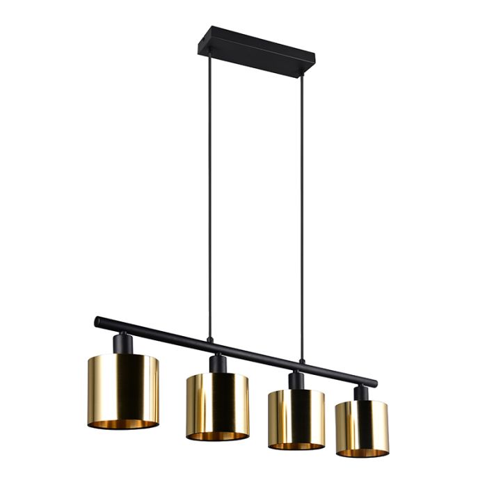Guld pendler lampe design, Loeka