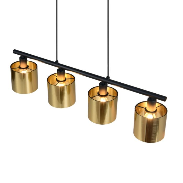 Guld pendler lampe design, Loeka