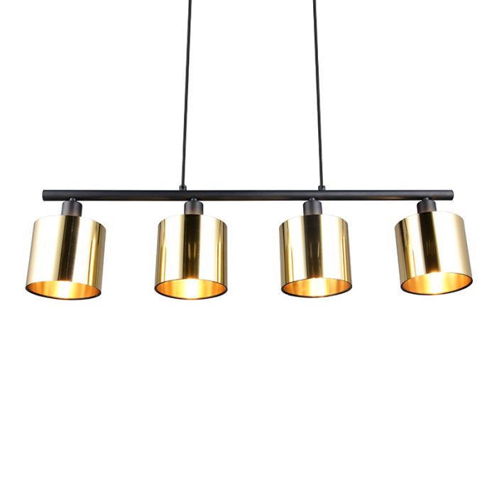 Guld pendler lampe design, Loeka
