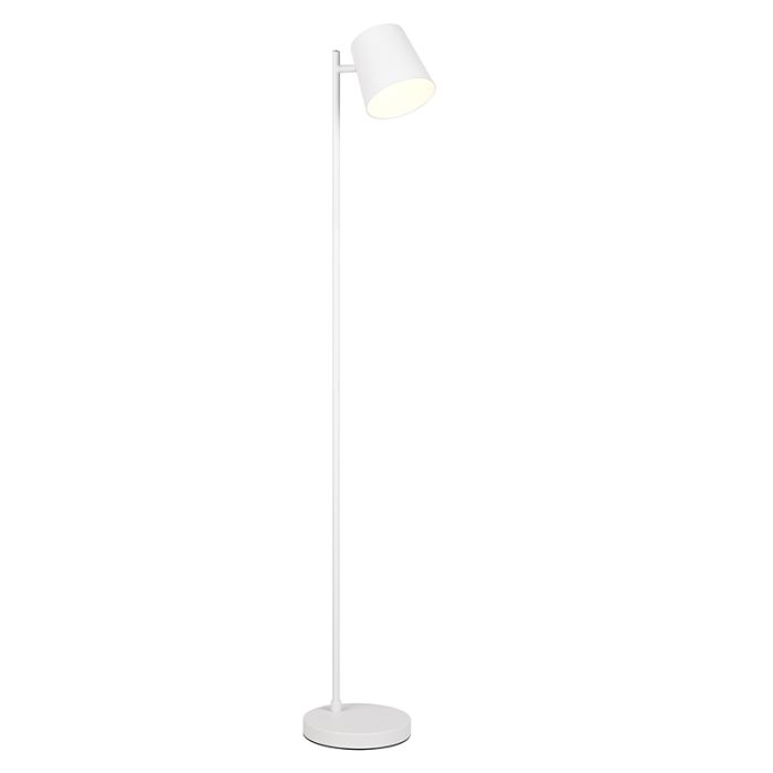 Hvid genopladelige gulvlampe metal, Suraya, 4,5W, 3000K LED, 3 trins lysdæmper