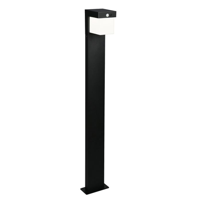 Sort udendørslampe gulvlampe solcelle modern, Kadija, 5,5W, 4000K LED, IP44