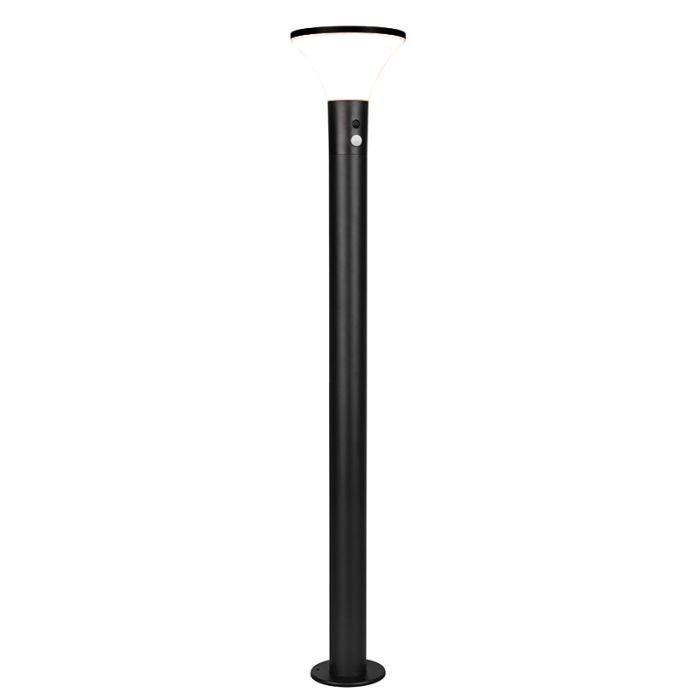 Sort udendørslampe gulvlampe solcelle modern, Nebahat, 3W, 4000K LED, IP44