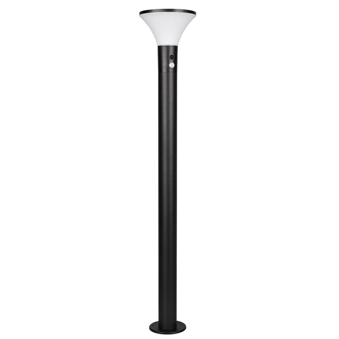Sort udendørslampe gulvlampe solcelle modern, Nebahat, 3W, 4000K LED, IP44