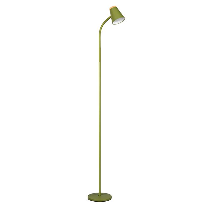 Grøn gulv lampe modern, Rahul, 4,5W, 3000K LED, med brytare