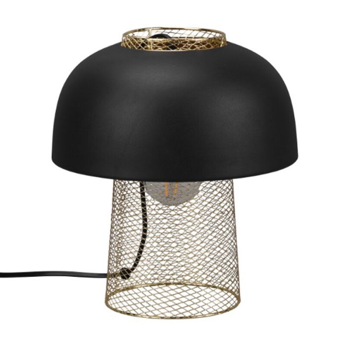Sort bordlampe industri, Sylvano, med brytare