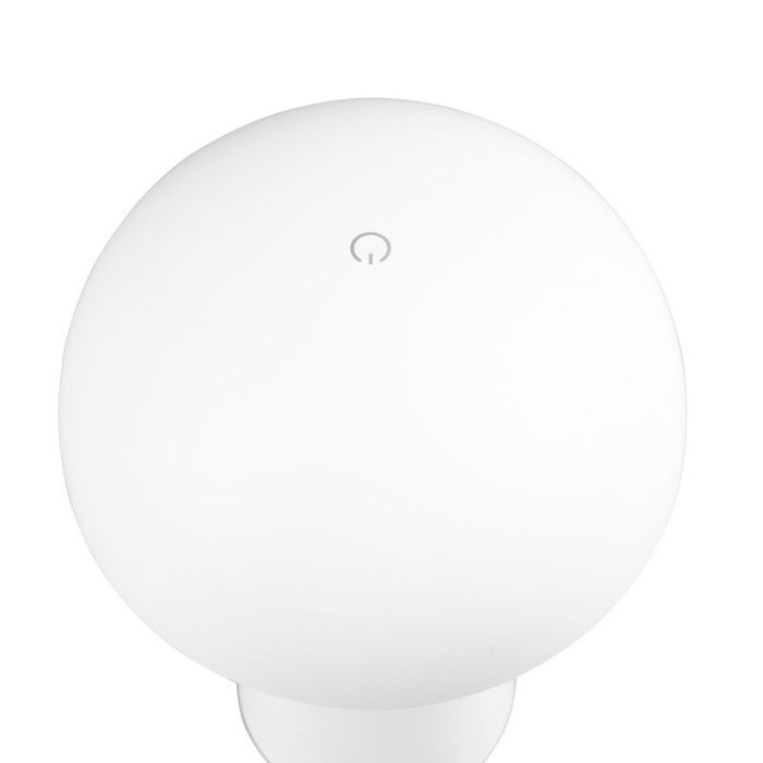 Hvid udendørs bordlampe modern, Rachelle, 2W, 3000K LED, IP44, med brytare
