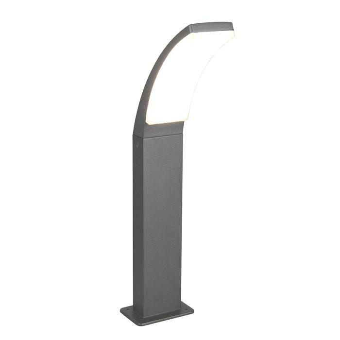 Antracit udendørslampe modern, Popke, 12,5W, 4000K LED, IP44