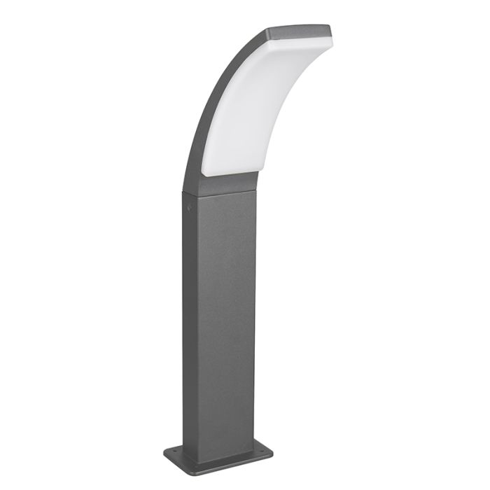 Antracit udendørslampe modern, Popke, 12,5W, 4000K LED, IP44