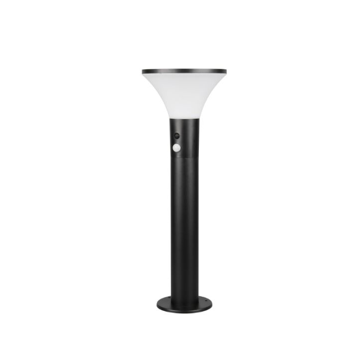 Sort udendørslampe gulvlampe solcelle modern, Nebahat, 3W, 4000K LED, IP44