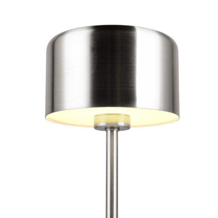 Nikkel genopladelige bordlampe modern, Dustin, 1W, 3000K LED, med beröringsdimmer