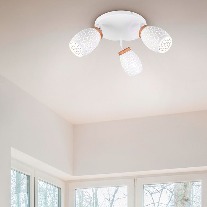 Hvid loftspot modern, Delana