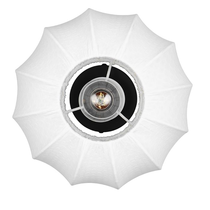 Hvid loftlampe modern, Metehan