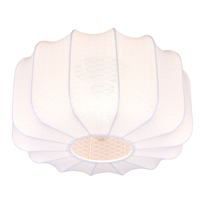 Hvid loftlampe modern, Metehan