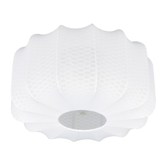Hvid loftlampe modern, Metehan
