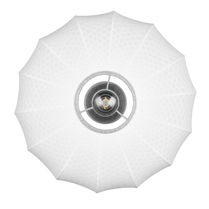 Hvid loftlampe modern, Metehan