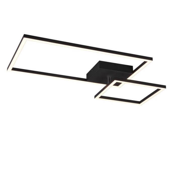 Sort plafond modern, Binc, 25W, 4000K LED, 3 trins lysdæmper