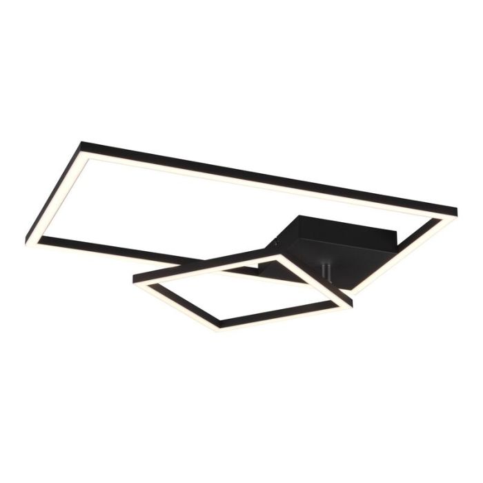 Sort plafond modern, Binc, 25W, 4000K LED, 3 trins lysdæmper