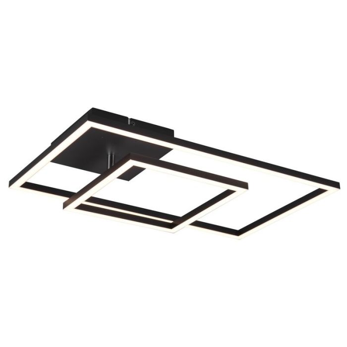 Sort plafond modern, Binc, 25W, 4000K LED, 3 trins lysdæmper