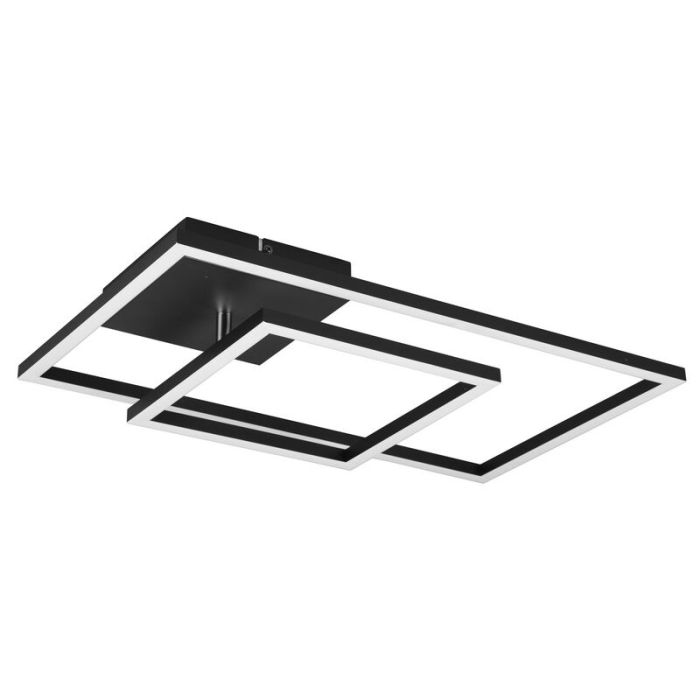 Sort plafond modern, Binc, 25W, 4000K LED, 3 trins lysdæmper