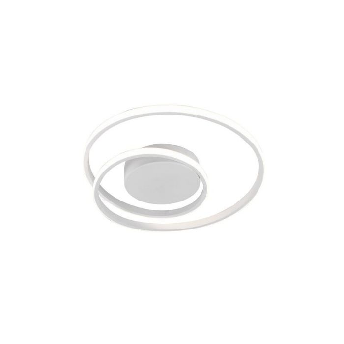 Hvid plafond modern, Sassandra, 22W, 3000K LED, 3 trins lysdæmper