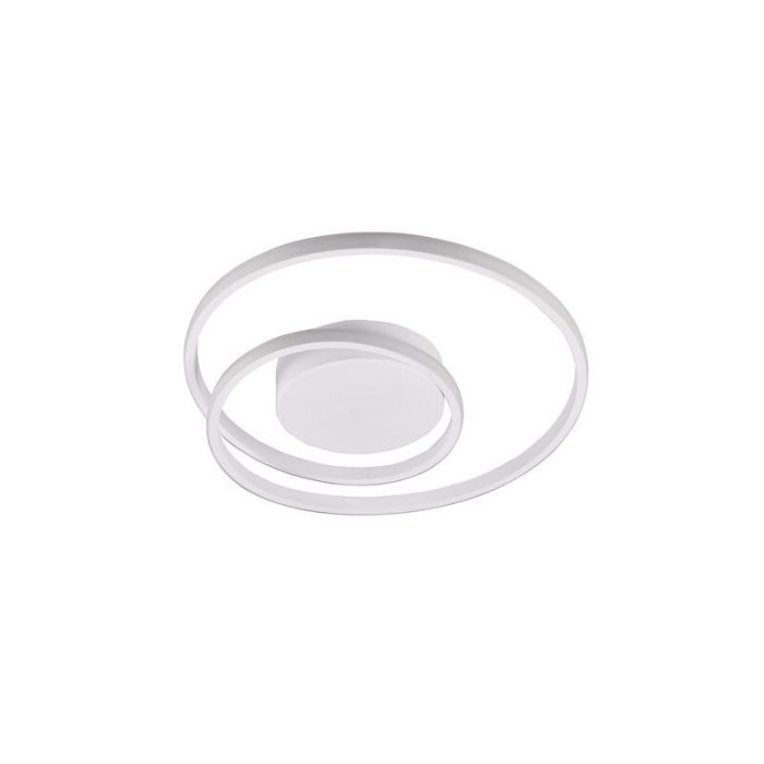 Hvid plafond modern, Sassandra, 22W, 3000K LED, 3 trins lysdæmper