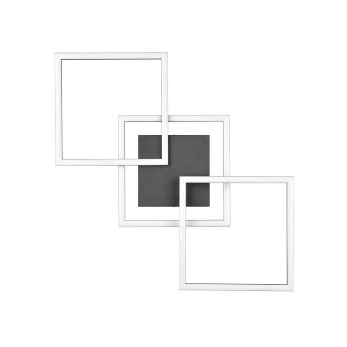Sort plafond modern, Margaux, 31W, 3000K LED