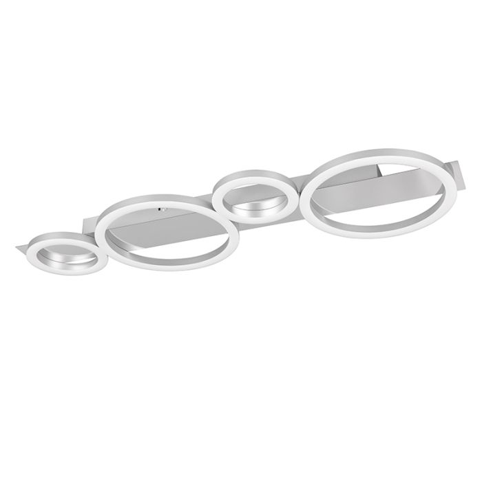 Krom loftlampe design, Ishaan, 26,5W, 4000K LED
