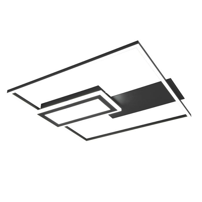 Sort plafond design, Shun, 32W, varm til kold hvid justerbar LED