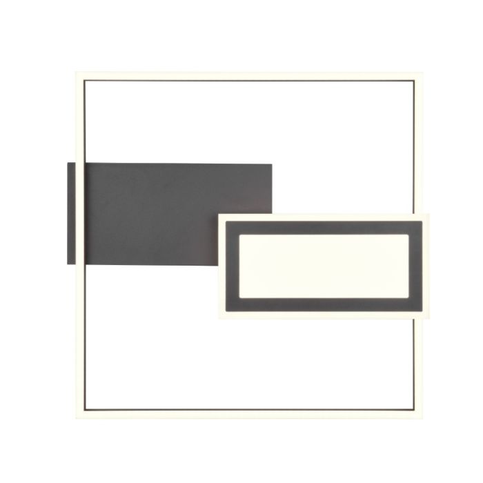 Sort plafond design, Shun, 32W, varm til kold hvid justerbar LED
