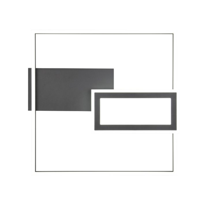 Sort plafond design, Shun, 32W, varm til kold hvid justerbar LED