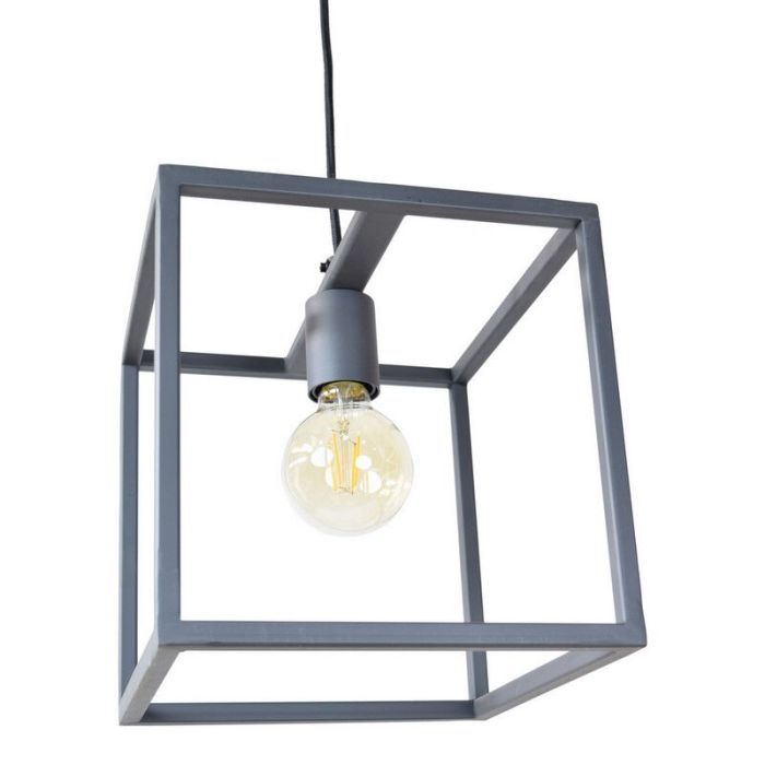 Industri pendler lampe grå, Redox