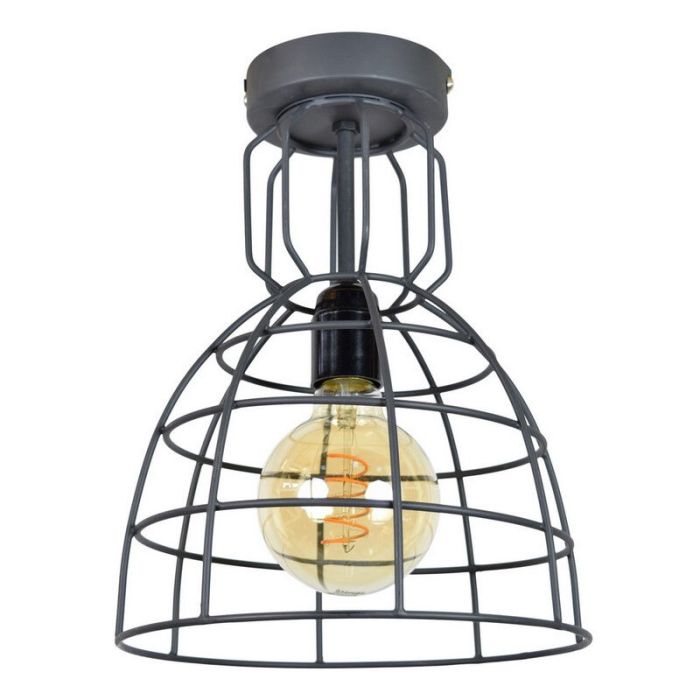 Industri loftlampe sort, Dexter