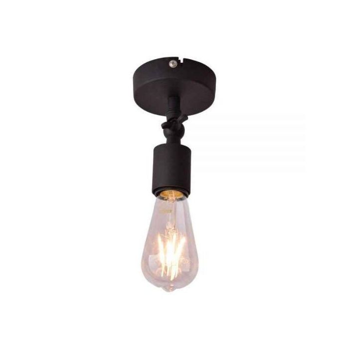 Industri loftlampe sort, Bolb