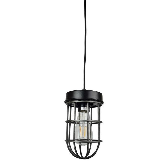 Industri pendler lampe sort, Nova