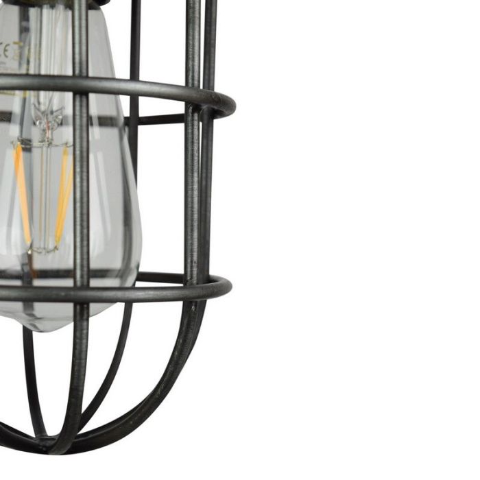 Industri pendler lampe sort, Nova