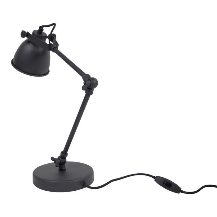Industri bordlampe sort, Ferdy, med brytare