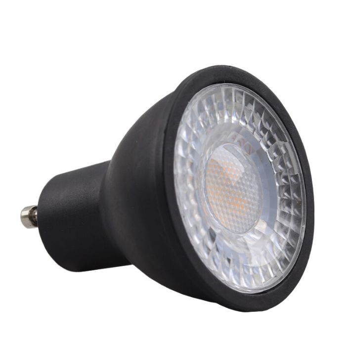 20-pak sort dæmpbar GU10 LED spot Antonie, 5 Watt, 2700K (varm hvid)