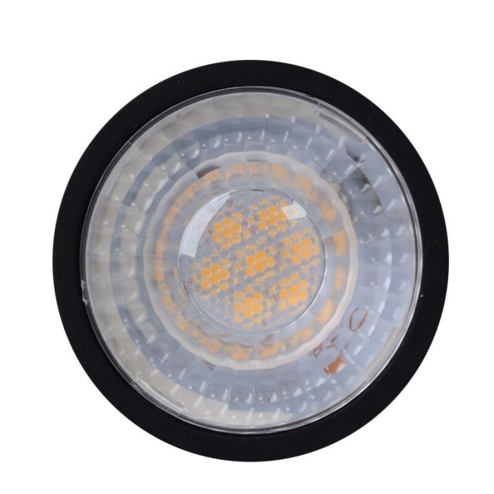 20-pak sort dæmpbar GU10 LED spot Antonie, 5 Watt, 2700K (varm hvid)