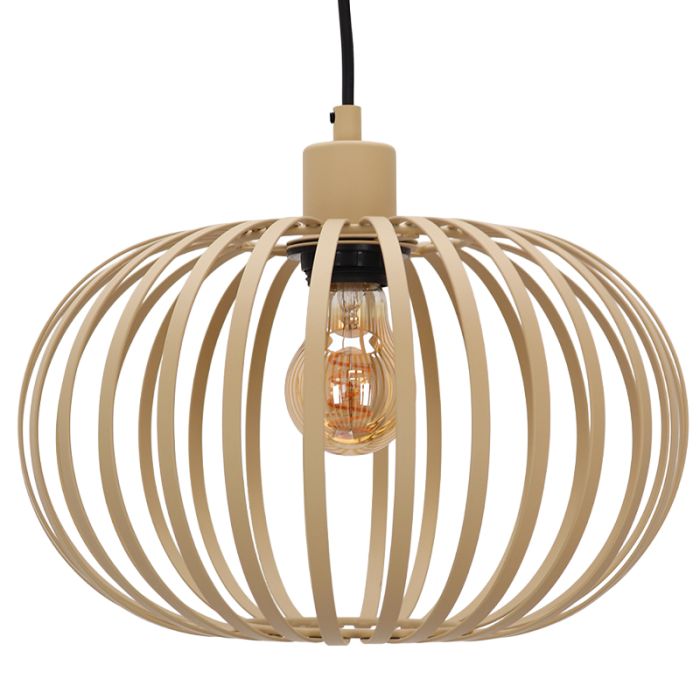 Industri pendler lampe beige, Lieve