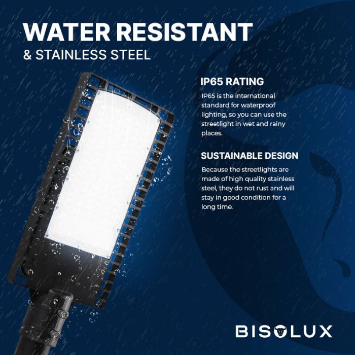 Bisolux LED gadebelysning Garry, 90W, 6000K, 5 års garanti