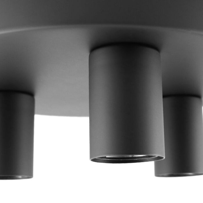 Modern loftlampe sort, Rami