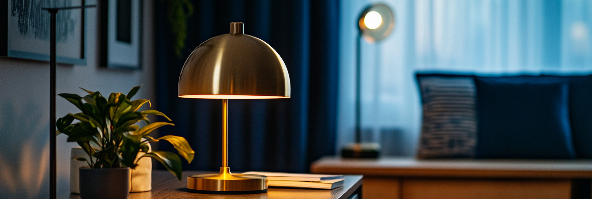 Guld lamper til hjemmet - elegance og stil