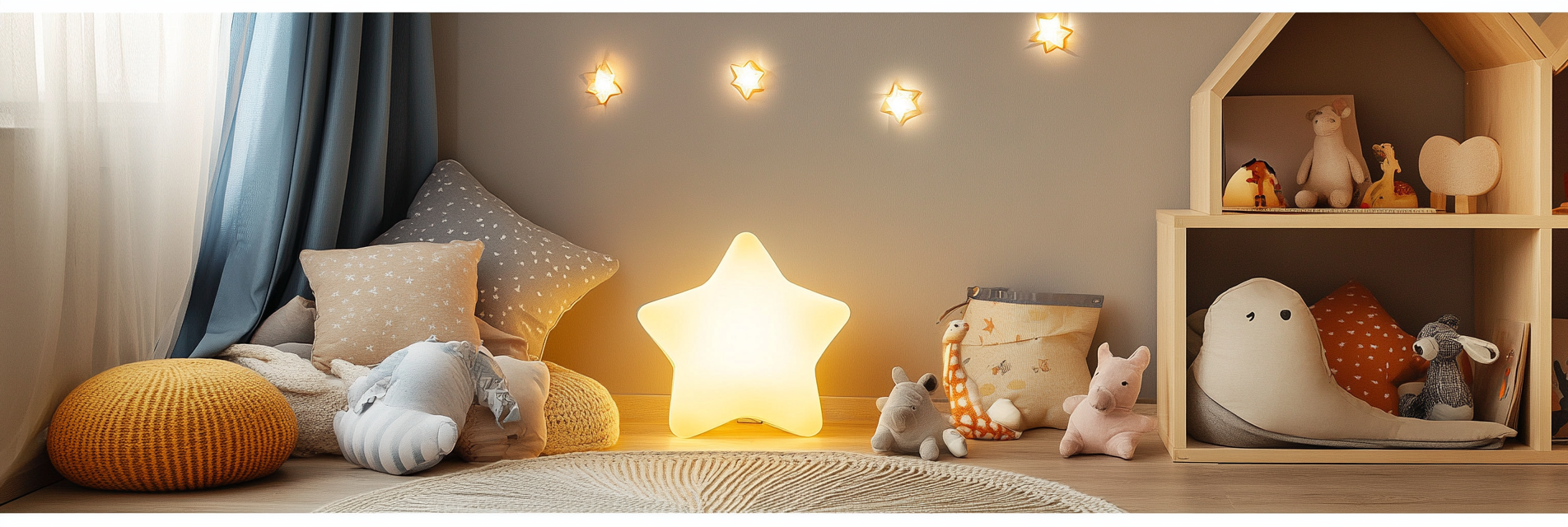 Bedlamper der skaber hygge i børneværelset